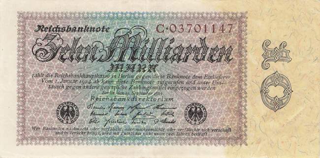 10 Milliarden Mark